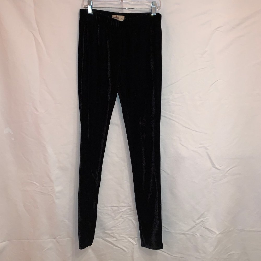 Hollister Black Velvet Leggings